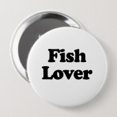 Fischliebhaber Button (Vorne & Hinten)