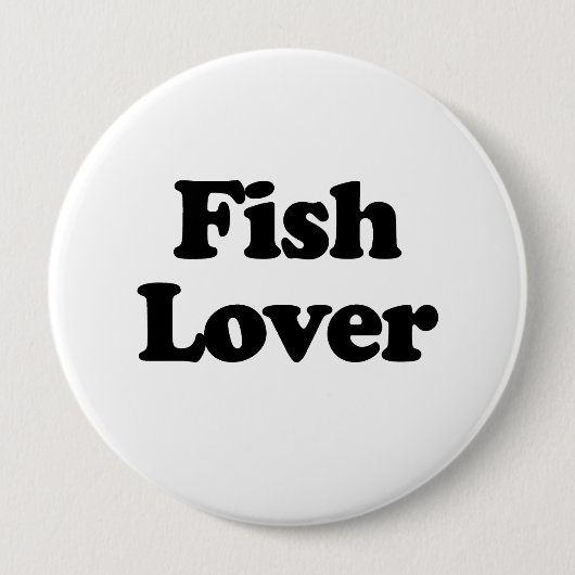 Fischliebhaber Button (Vorderseite)
