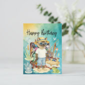 Fischliebhaber Hochseefischen Postkarte (Stehend Vorderseite)