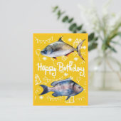 Fischliebhaber Hochseefischen Postkarte (Stehend Vorderseite)