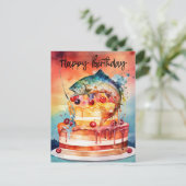 Fischliebhaber Hochseefischen Postkarte (Stehend Vorderseite)