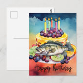 Fischliebhaber Hochseefischen Postkarte (Vorne/Hinten)
