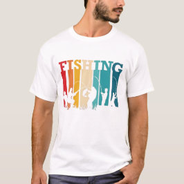 Fischliebhaber mit Farben T-Shirt