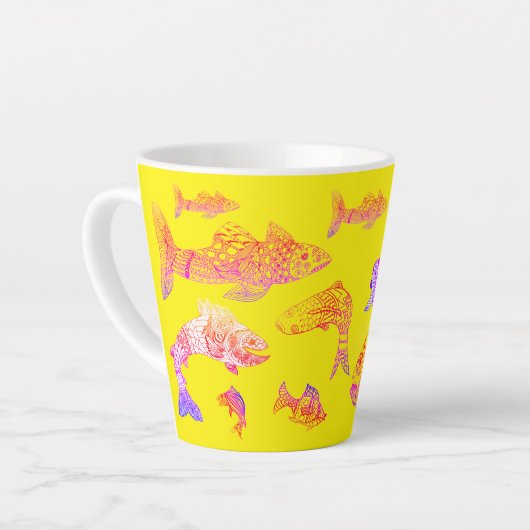 Fischliebhaber Mug Milchtasse (Linke Ecke)