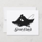 Fischliebhaber Personalisierter Fang Danke (Rückseite)