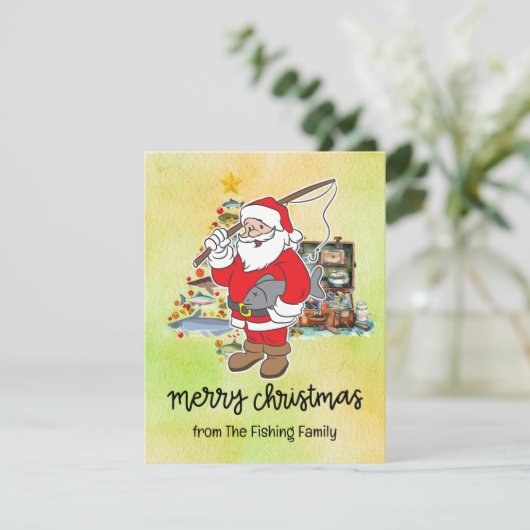 Fischliebhaber Weihnachten (Stehend Vorderseite)