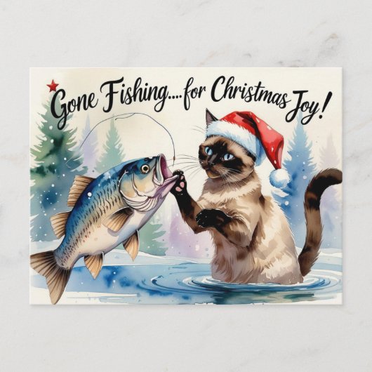 Fischliebhaber Weihnachten für Katzen-Liebhaber (Vorderseite)