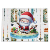 Fischliebhaber Weihnachten Weihnachten Große Geschenktüte (Vorderseite)