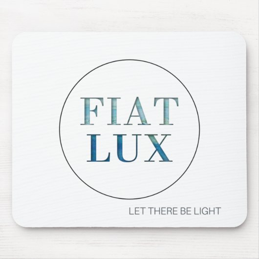 FISCHLUX | Gelassen Licht Mousepad (Vorne)