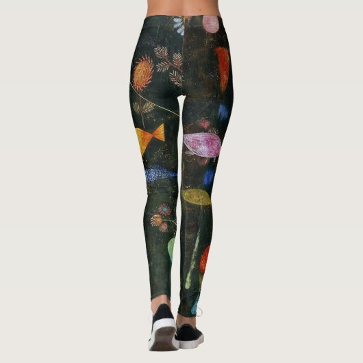 Fischmagie, Paul Klee Abstrakte Kunst Leggings (Rückseite)