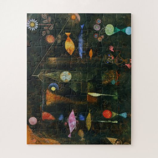 Fischmagie, Paul Klee Abstrakte Kunst Puzzle (Vertikal)