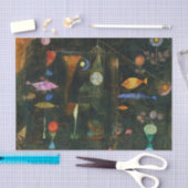 Fischmagie, Paul Klee Abstrakte Kunst Seidenpapier (Handwerk)