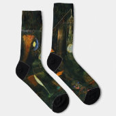 Fischmagie, Paul Klee Abstrakte Kunst Socken (Rechts)