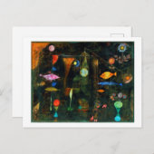 Fischmagie, Paul Klee Postkarte (Vorne/Hinten)