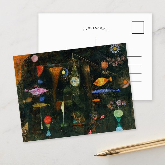 Fischmagie | Paul Klee Postkarte