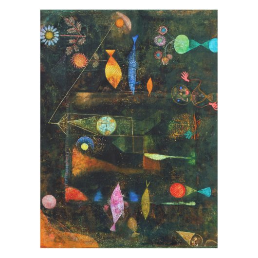 Fischmagie, Paul Klee Tischdecke (Vorderseite)