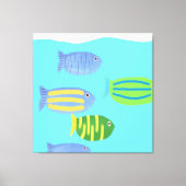 Fischmalerei Leinwanddruck (Vorderseite)