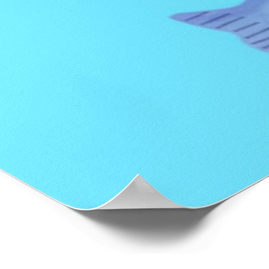 Fischmalerei Poster (Ecke)