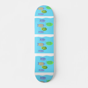 Fischmalerei Skateboard