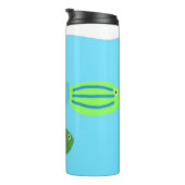 Fischmalerei Thermosbecher (Nach rechts gedreht)