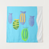 Fischmalerei Wandteppich (Vorderseite (Horizontal))