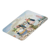 Fischmarkt am Meer, c.1860 (Erdöl auf Leinwand) Magnet (Linke Seite)