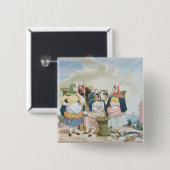 Fischmarkt durch das Meer, c.1860 (Öl auf Button (Vorne & Hinten)