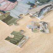 Fischmarkt durch das Meer, c.1860 (Öl auf Puzzle (Seite)