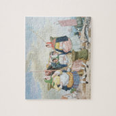 Fischmarkt durch das Meer, c.1860 (Öl auf Puzzle (Vertikal)