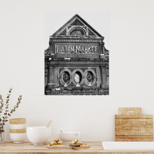 Fischmarkt Fulton, 1939 Poster (Küche)