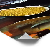 Fischmarkt - Leinwand Art Print Poster (Ecke)