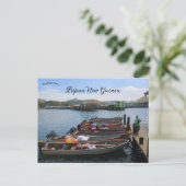 Fischmarkt Papua - Neuer Guinea Postkarte (Stehend Vorderseite)