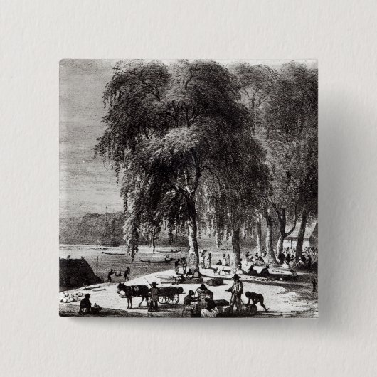 Fischmarkt, Paramribo Button (Vorderseite)