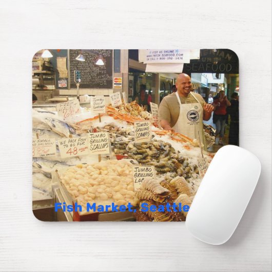 Fischmarkt Seattle Washington Mousepad (Mit Mouse)