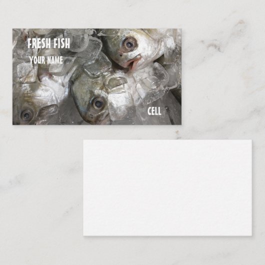 Fischmarkt Visitenkarte (Vorne/Hinten)