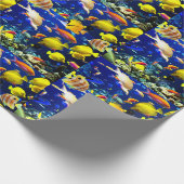 Fischmeer Geschenkpapier (Ecke)