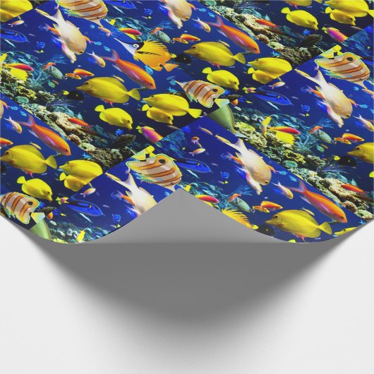 Fischmeer Geschenkpapier (Ecke)