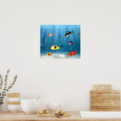 Fischmeere Poster (Küche)