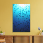 Fischmuschel Leinwanddruck (Insitu (Wohnzimmer))