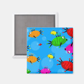 Fischmuschel Magnet (Vorderseite/Rückseite)