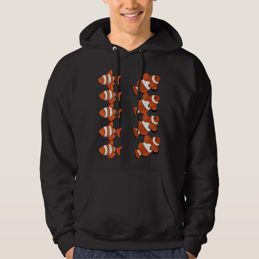 Fischmuster 205 hoodie (Vorderseite)