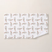 Fischmuster Badhandtuch Set (Handtuch)