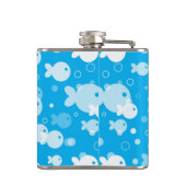 Fischmuster Flachmann (Rückseite)