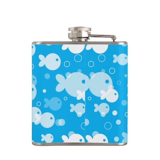 Fischmuster Flachmann (Rückseite)