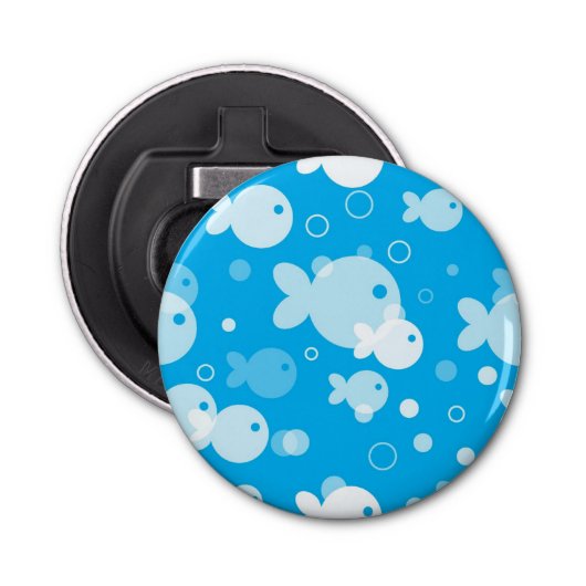 Fischmuster Flaschenöffner (Vorderseite)