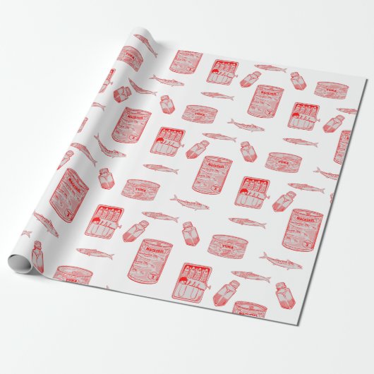 Fischmuster Geschenkpapier (Ungerollt)