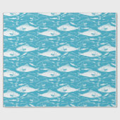 Fischmuster Geschenkpapier (Flach)