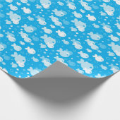 Fischmuster Geschenkpapier (Ecke)