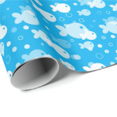 Fischmuster Geschenkpapier (Rolleneckpunkt)