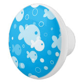 Fischmuster Keramikknauf (Rechts)